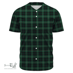 Scottish MacAulay Hunting Ancient Clan Tartan Baseball Jersey - Classic Scottish Plaid Tartan Plaid