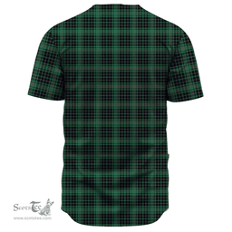 Scottish MacAulay Hunting Ancient Clan Tartan Baseball Jersey - Classic Scottish Plaid Tartan Plaid