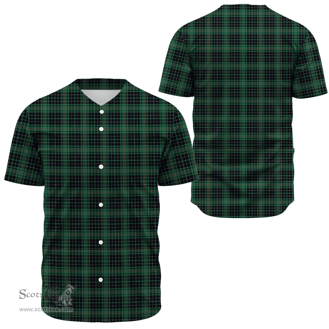 Scottish MacAulay Hunting Ancient Clan Tartan Baseball Jersey - Classic Scottish Plaid Tartan Plaid