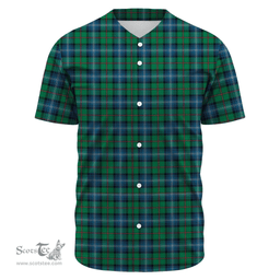 Scottish Urquhart Ancient Clan Tartan Baseball Jersey - Classic Scottish Plaid Tartan Plaid