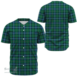 Scottish Urquhart Ancient Clan Tartan Baseball Jersey - Classic Scottish Plaid Tartan Plaid