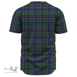 Scottish Wood Modern Clan Tartan Baseball Jersey - Classic Scottish Plaid Tartan Plaid