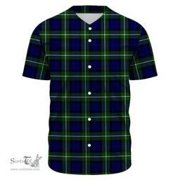 Scottish Forbes Modern Clan Tartan Baseball Jersey - Classic Scottish Plaid Tartan Plaid