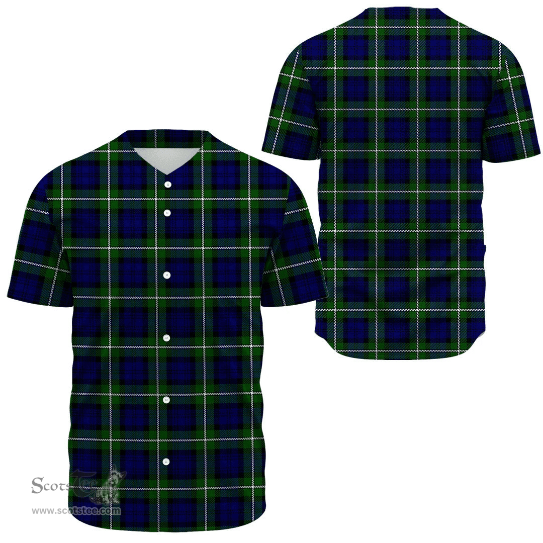 Scottish Forbes Modern Clan Tartan Baseball Jersey - Classic Scottish Plaid Tartan Plaid