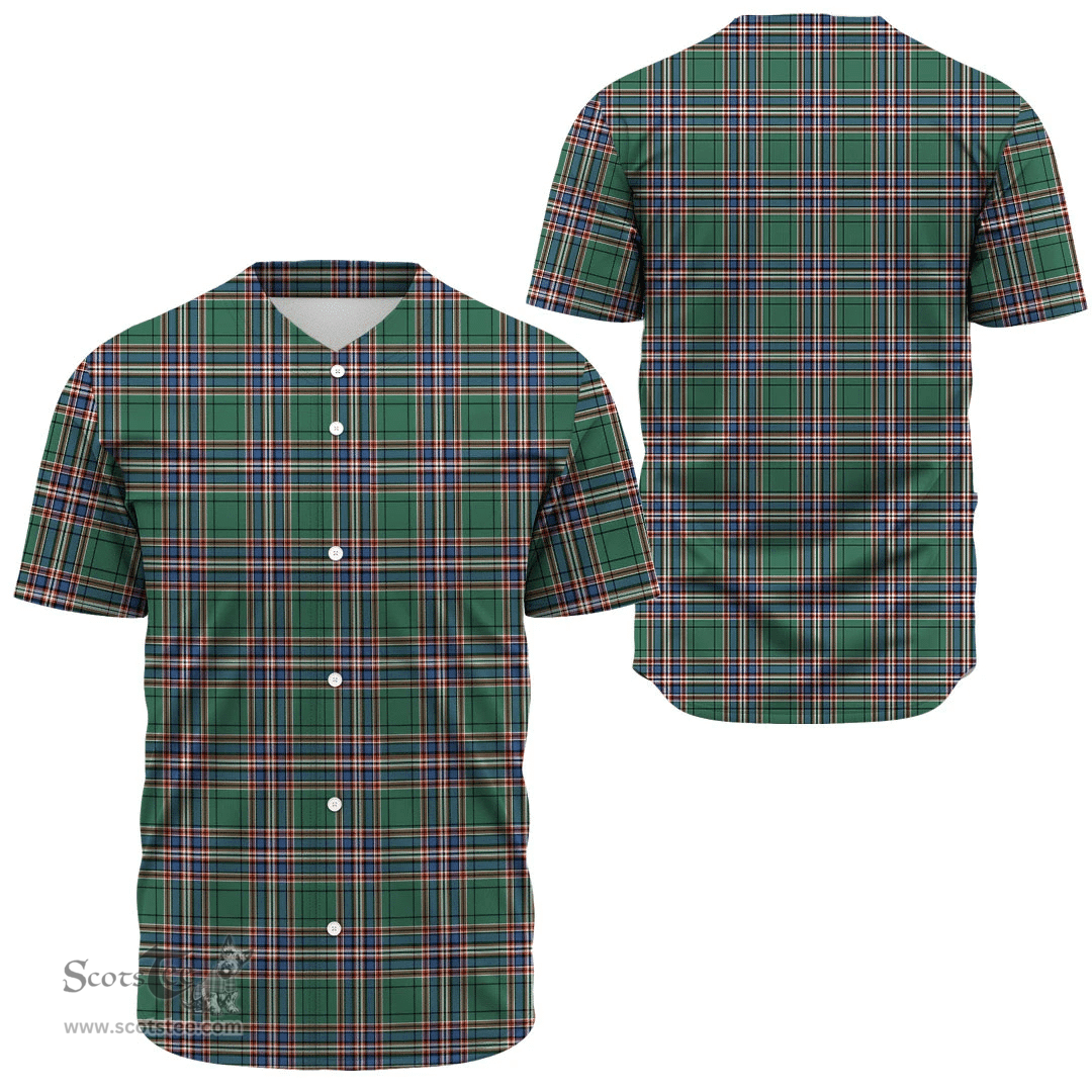 Scottish MacFarlane Hunting Ancient Clan Tartan Baseball Jersey - Classic Scottish Plaid Tartan Plaid