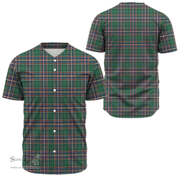 Scottish MacFarlane Hunting Ancient Clan Tartan Baseball Jersey - Classic Scottish Plaid Tartan Plaid