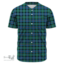 Scottish Campbell of Cawdor Ancient Clan Tartan Baseball Jersey - Classic Scottish Plaid Tartan Plaid