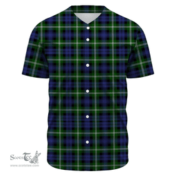 Scottish Baillie Modern Clan Tartan Baseball Jersey - Classic Scottish Plaid Tartan Plaid