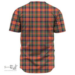 Scottish Stewart Royal Ancient Clan Tartan Baseball Jersey - Classic Scottish Plaid Tartan Plaid