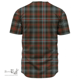 Scottish Murray of Atholl Weathered Clan Tartan Baseball Jersey - Classic Scottish Plaid Tartan Plaid
