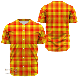 Scottish MacLeod of Raasay Clan Tartan Baseball Jersey - Classic Scottish Plaid Tartan Plaid