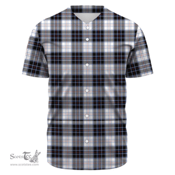 Scottish MacRae Dress Modern Clan Tartan Baseball Jersey - Classic Scottish Plaid Tartan Plaid