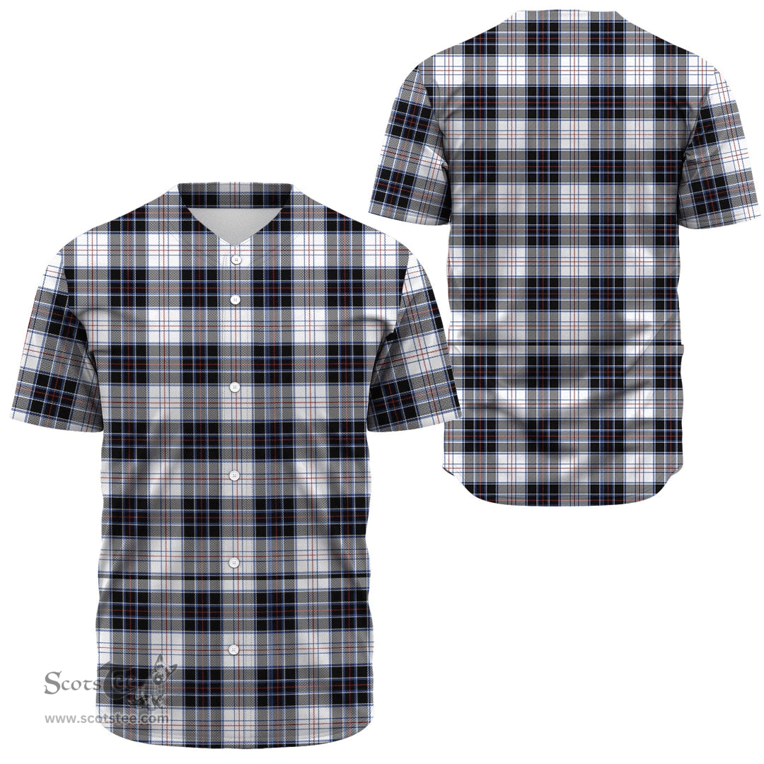 Scottish MacRae Dress Modern Clan Tartan Baseball Jersey - Classic Scottish Plaid Tartan Plaid