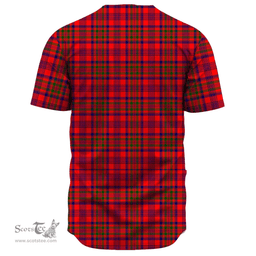 Scottish Murray of Tulloch Modern Clan Tartan Baseball Jersey - Classic Scottish Plaid Tartan Plaid