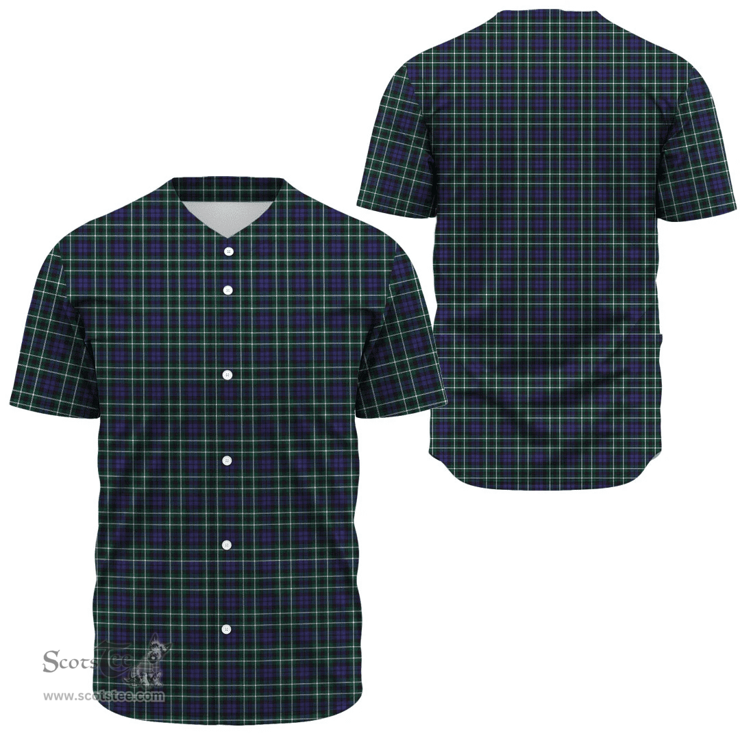 Scottish Graham of Montrose Modern Clan Tartan Baseball Jersey - Classic Scottish Plaid Tartan Plaid