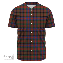 Scottish MacDuff Hunting Modern Clan Tartan Baseball Jersey - Classic Scottish Plaid Tartan Plaid
