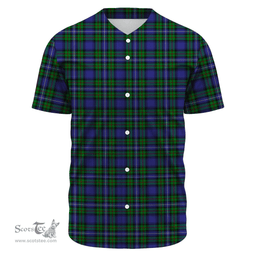 Scottish Robertson Hunting Modern Clan Tartan Baseball Jersey - Classic Scottish Plaid Tartan Plaid