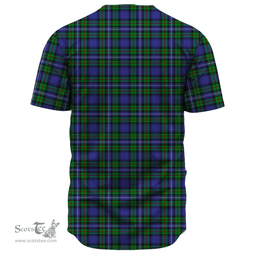 Scottish Robertson Hunting Modern Clan Tartan Baseball Jersey - Classic Scottish Plaid Tartan Plaid