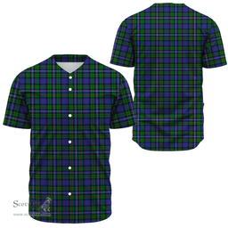Scottish Robertson Hunting Modern Clan Tartan Baseball Jersey - Classic Scottish Plaid Tartan Plaid