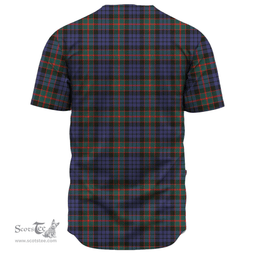 Scottish Fletcher of Dunans Clan Tartan Baseball Jersey - Classic Scottish Plaid Tartan Plaid