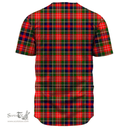 Scottish Christie Clan Tartan Baseball Jersey - Classic Scottish Plaid Tartan Plaid