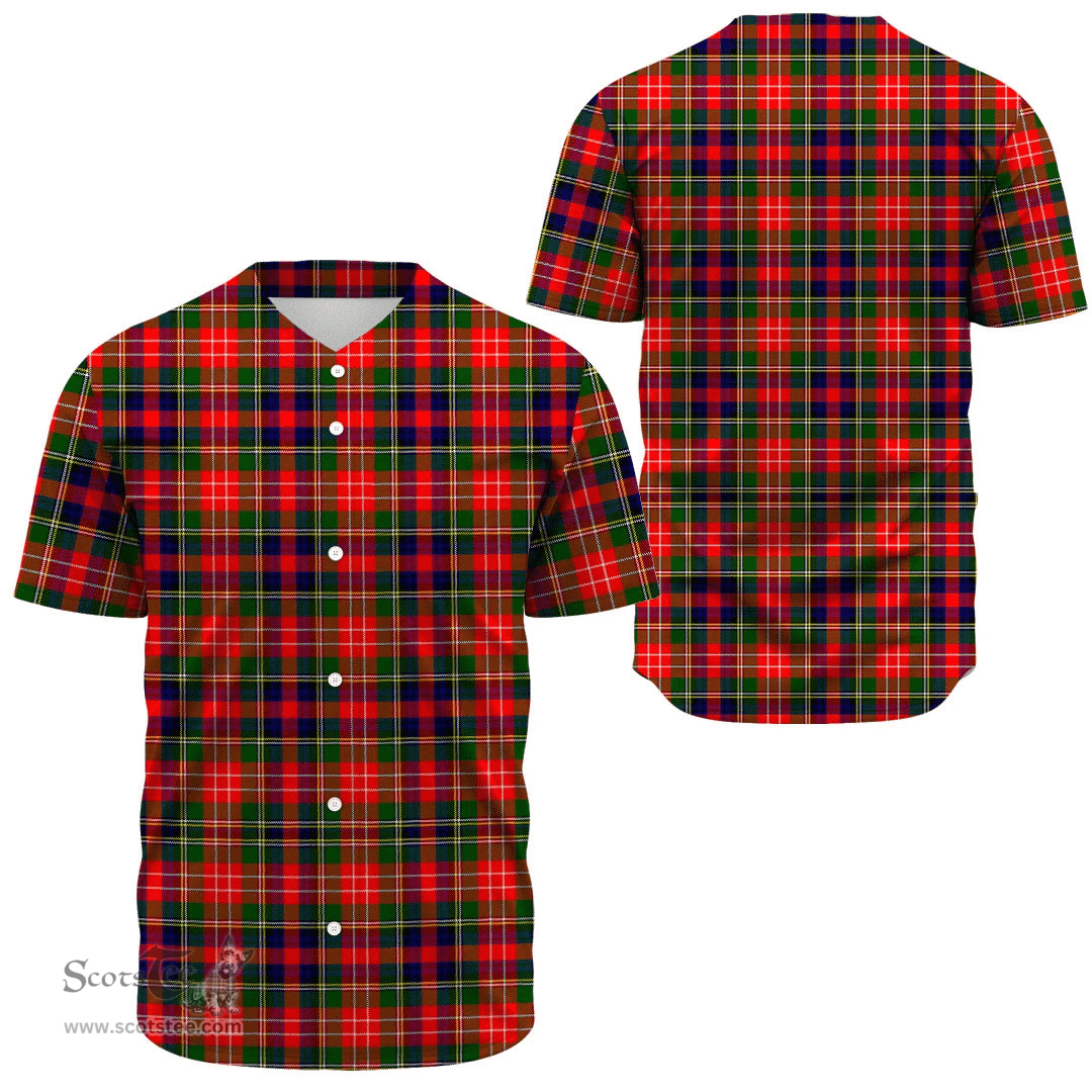 Scottish Christie Clan Tartan Baseball Jersey - Classic Scottish Plaid Tartan Plaid
