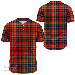Scottish Christie Clan Tartan Baseball Jersey - Classic Scottish Plaid Tartan Plaid