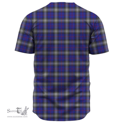 Scottish Kinnaird Clan Tartan Baseball Jersey - Classic Scottish Plaid Tartan Plaid