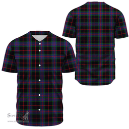 Scottish Nairn Clan Tartan Baseball Jersey - Classic Scottish Plaid Tartan Plaid