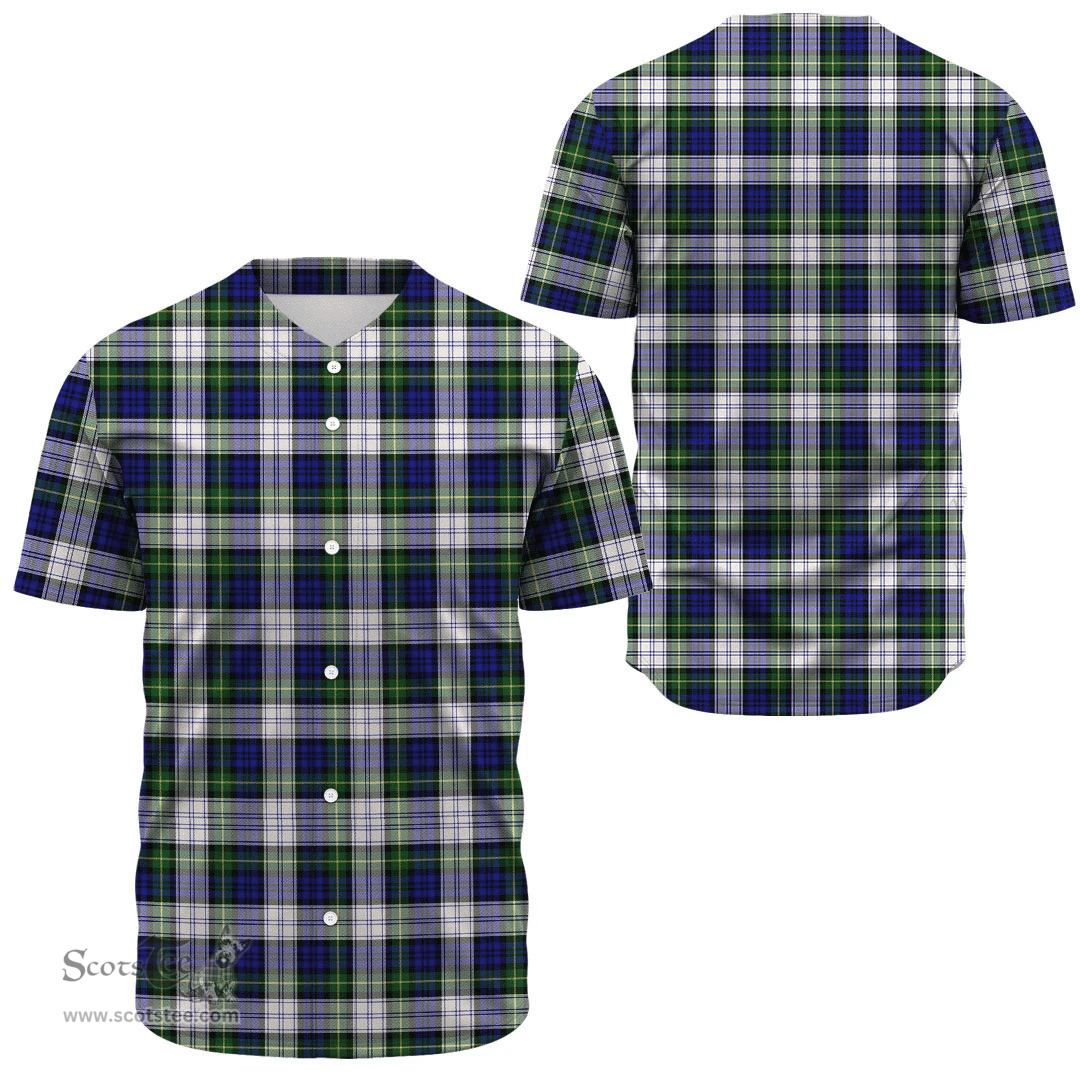 Scottish Gordon Dress Modern Clan Tartan Baseball Jersey - Classic Scottish Plaid Tartan Plaid
