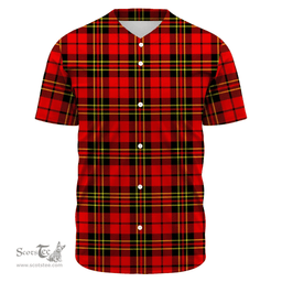 Scottish Brodie Modern Clan Tartan Baseball Jersey - Classic Scottish Plaid Tartan Plaid