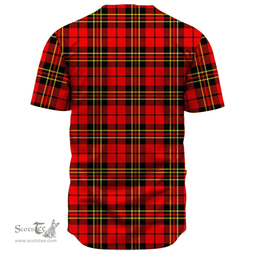 Scottish Brodie Modern Clan Tartan Baseball Jersey - Classic Scottish Plaid Tartan Plaid