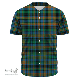 Scottish Gillies Ancient Clan Tartan Baseball Jersey - Classic Scottish Plaid Tartan Plaid