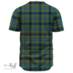 Scottish Gillies Ancient Clan Tartan Baseball Jersey - Classic Scottish Plaid Tartan Plaid