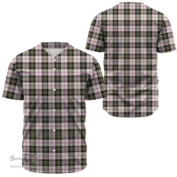 Scottish MacPherson Dress Ancient Clan Tartan Baseball Jersey - Classic Scottish Plaid Tartan Plaid