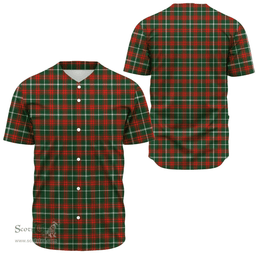 Scottish Princess Margaret Clan Tartan Baseball Jersey - Classic Scottish Plaid Tartan Plaid