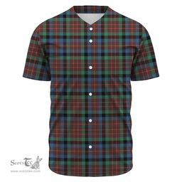 Scottish MacDuff Hunting Ancient Clan Tartan Baseball Jersey - Classic Scottish Plaid Tartan Plaid