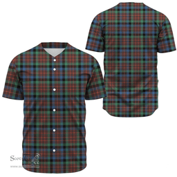 Scottish MacDuff Hunting Ancient Clan Tartan Baseball Jersey - Classic Scottish Plaid Tartan Plaid