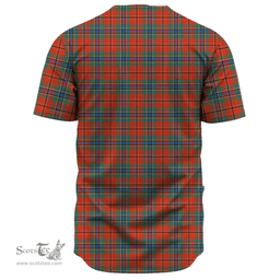Scottish MacLean of Duart Ancient Clan Tartan Baseball Jersey - Classic Scottish Plaid Tartan Plaid