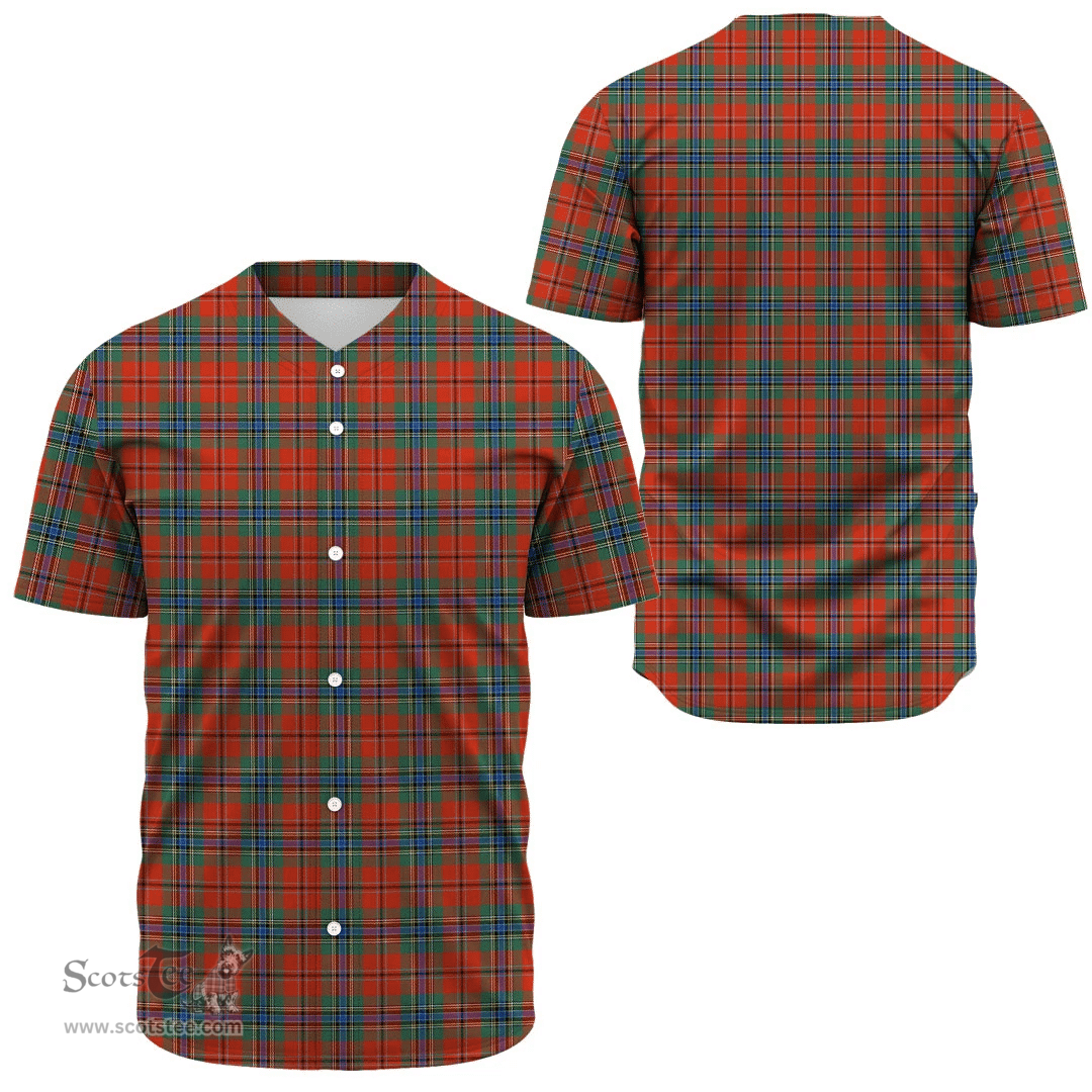 Scottish MacLean of Duart Ancient Clan Tartan Baseball Jersey - Classic Scottish Plaid Tartan Plaid