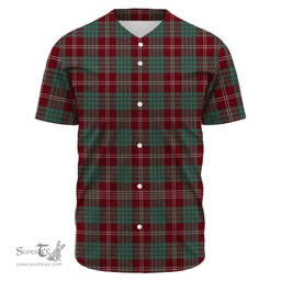 Scottish Crawford Modern Clan Tartan Baseball Jersey - Classic Scottish Plaid Tartan Plaid