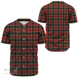 Scottish Anderson of Arbrake Clan Tartan Baseball Jersey - Classic Scottish Plaid Tartan Plaid