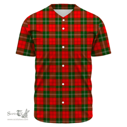 Scottish Lennox Modern Clan Tartan Baseball Jersey - Classic Scottish Plaid Tartan Plaid