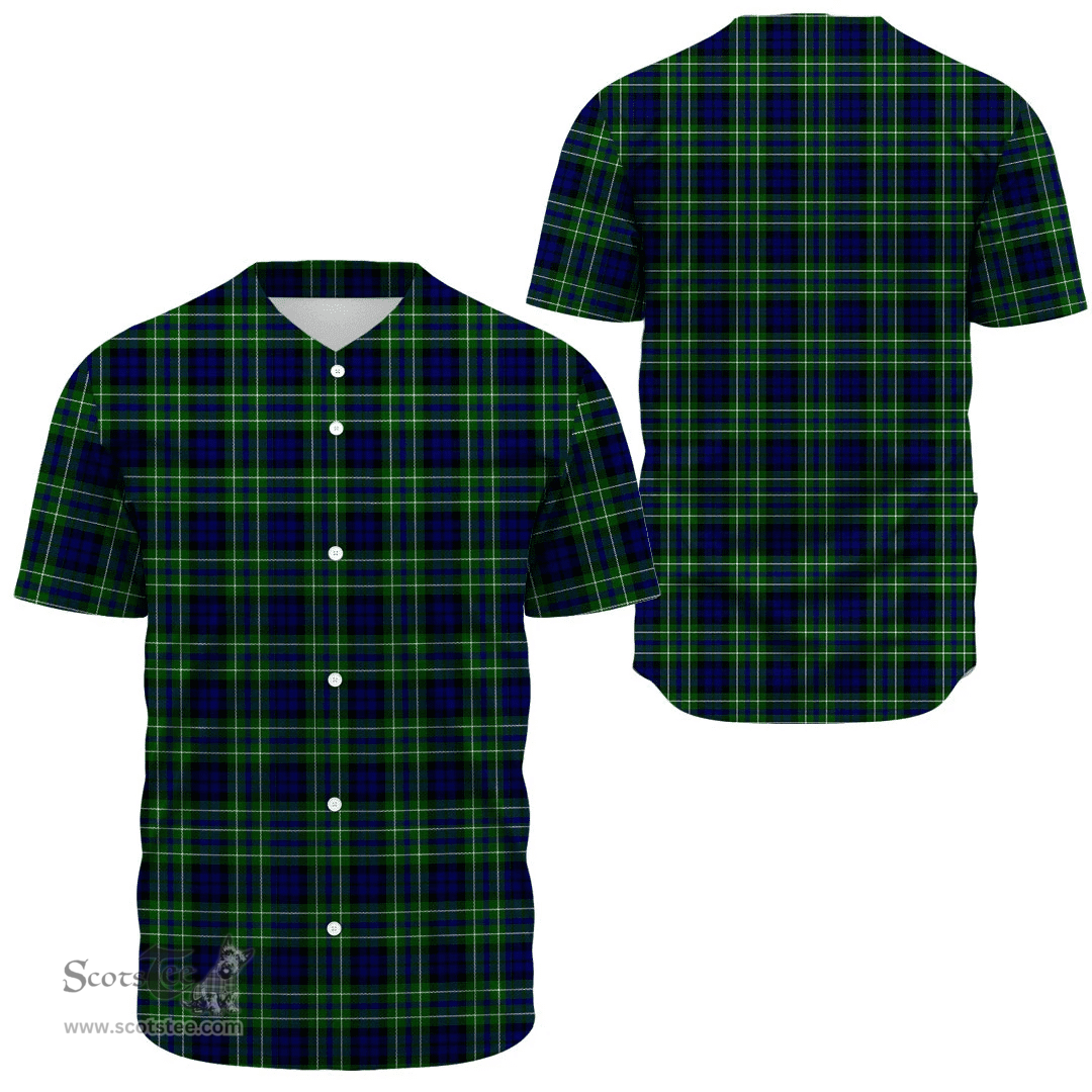 Scottish MacNeil of Colonsay Modern Clan Tartan Baseball Jersey - Classic Scottish Plaid Tartan Plaid