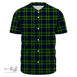 Scottish Campbell of Breadalbane Modern Clan Tartan Baseball Jersey - Classic Scottish Plaid Tartan Plaid