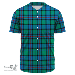 Scottish Flower Of Scotland Clan Tartan Baseball Jersey - Classic Scottish Plaid Tartan Plaid