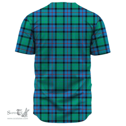 Scottish Flower Of Scotland Clan Tartan Baseball Jersey - Classic Scottish Plaid Tartan Plaid