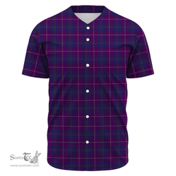 Scottish Pride of Glencoe Clan Tartan Baseball Jersey - Classic Scottish Plaid Tartan Plaid