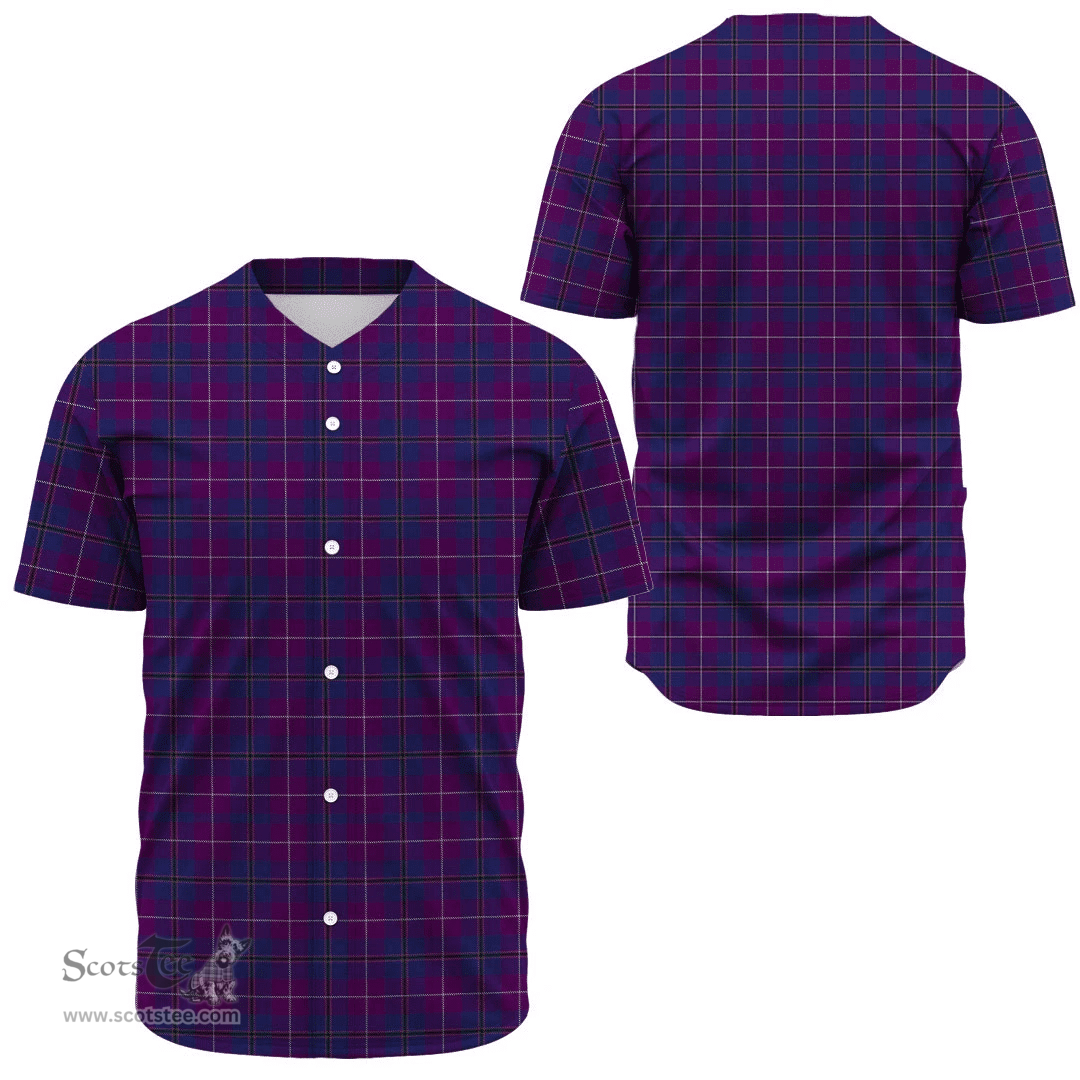 Scottish Pride of Glencoe Clan Tartan Baseball Jersey - Classic Scottish Plaid Tartan Plaid
