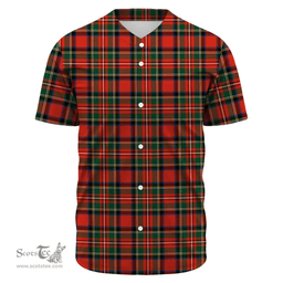 Scottish Stewart Royal Modern Clan Tartan Baseball Jersey - Classic Scottish Plaid Tartan Plaid